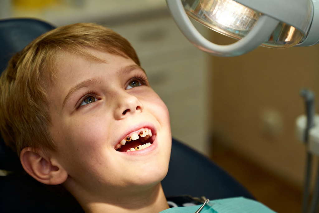 Гигиена детей: кариес молочных зубов